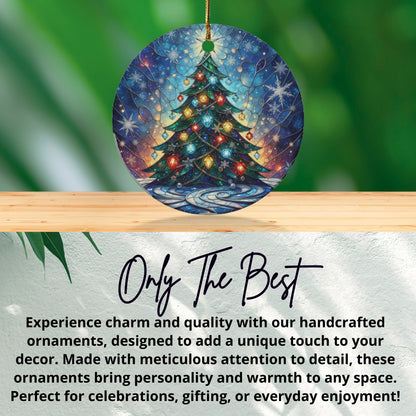 Handcrafted Christmas Tree Ornament Festive Decor product