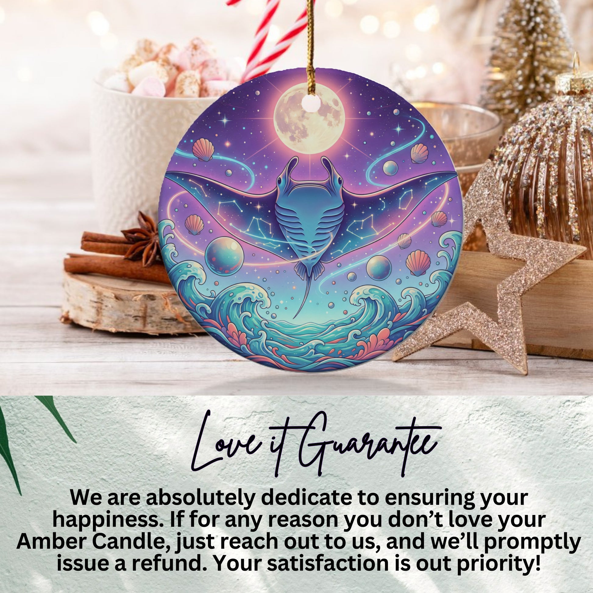 Magical Moonlit Night Sky Ornament product type