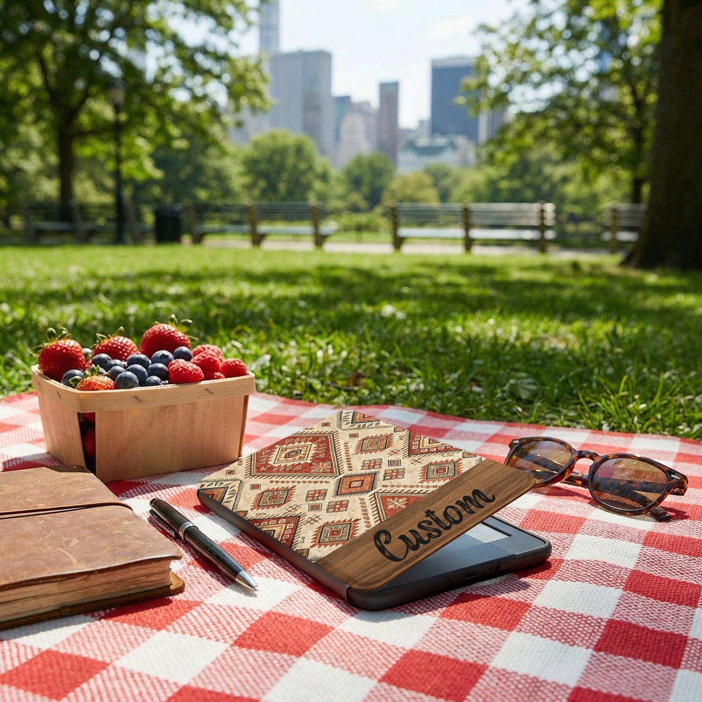 Custom Design Tablet Case Perfect Summer Picnic Accessory