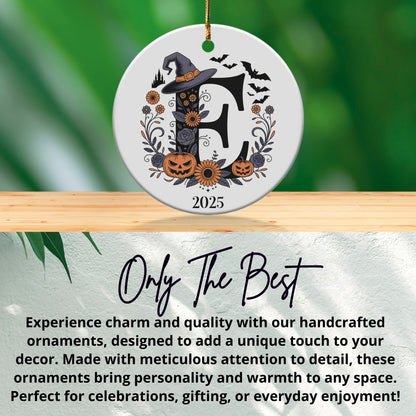 Unique Halloween Ornament Design With Initial F product