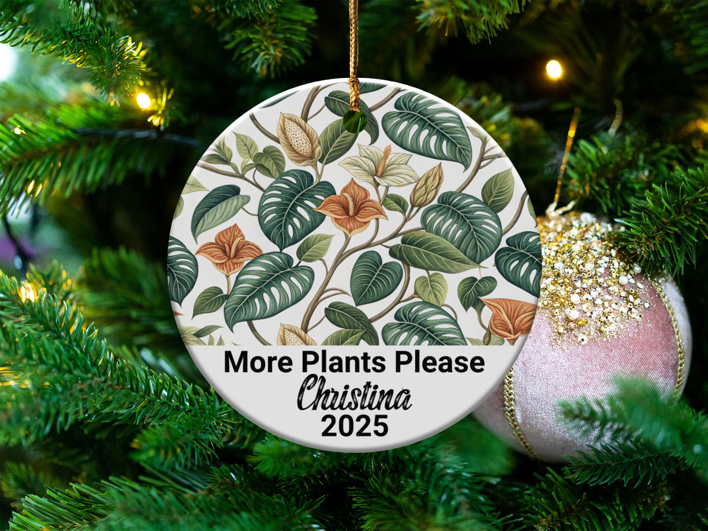More Plants Please 2025 Christmas ornament product type