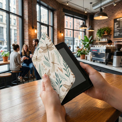 Dragonfly Pattern Tablet Sleeve for Stylish Protection