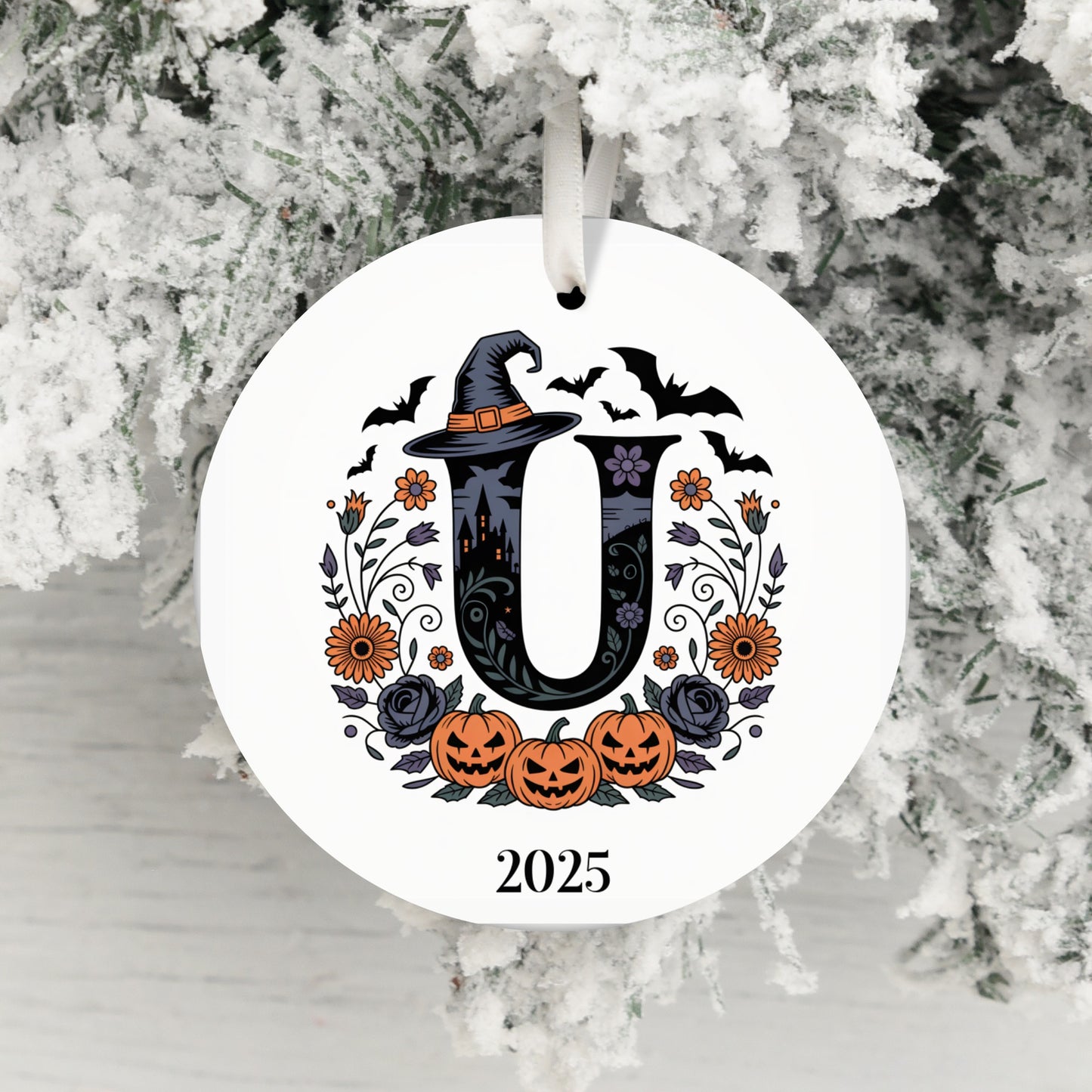 Personalized 2025 Halloween Ornament Product