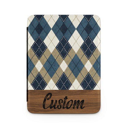 Custom Argyle Pattern Design with Text Option