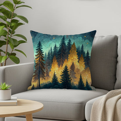 Enchanted Forest Design Decorative Pillow for Home Decor