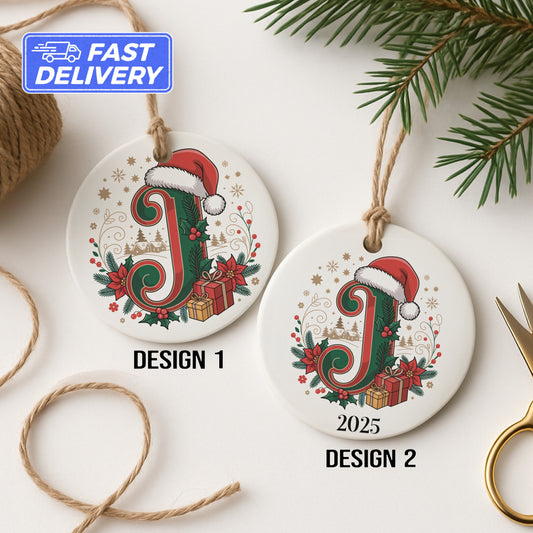 Christmas Santa Hat Holiday Gift Round Decor product type