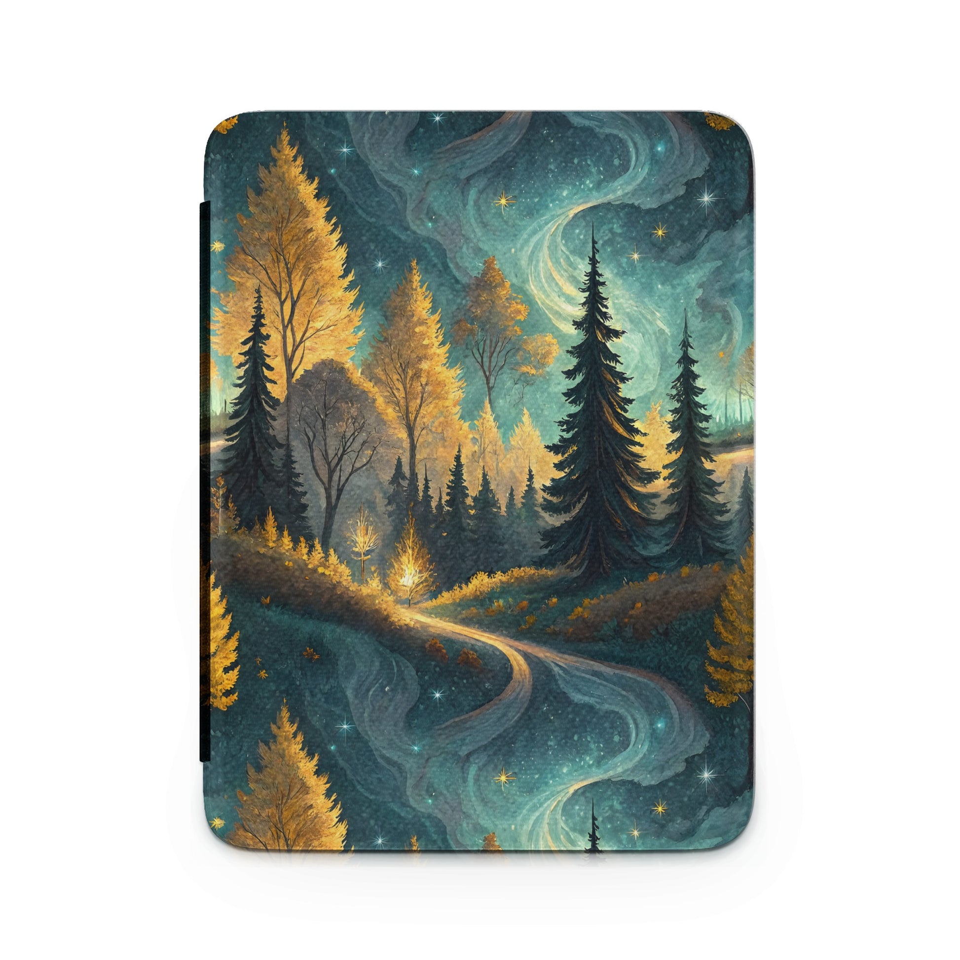 Enchanting Forest Night Scene Tablet Case Cover