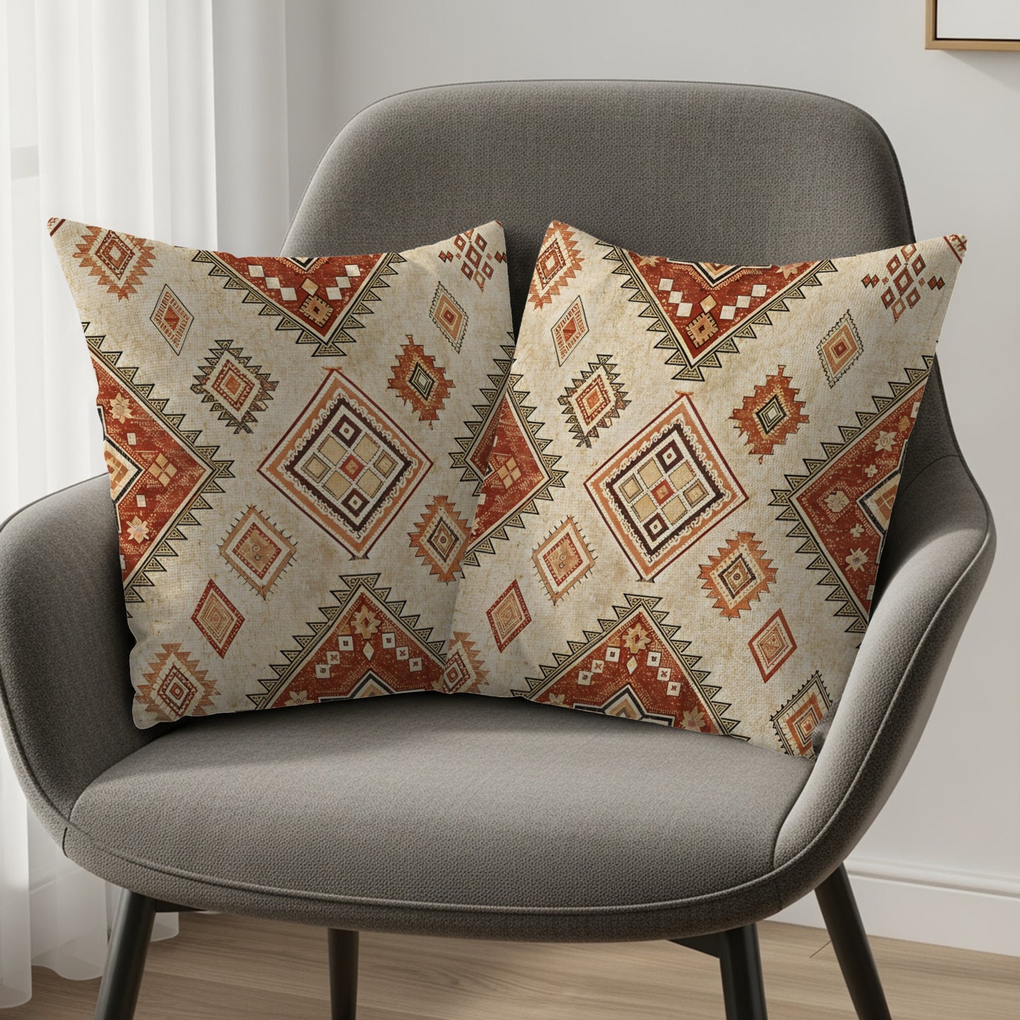 Vibrant Geometric Pattern Cushion Cover Set product