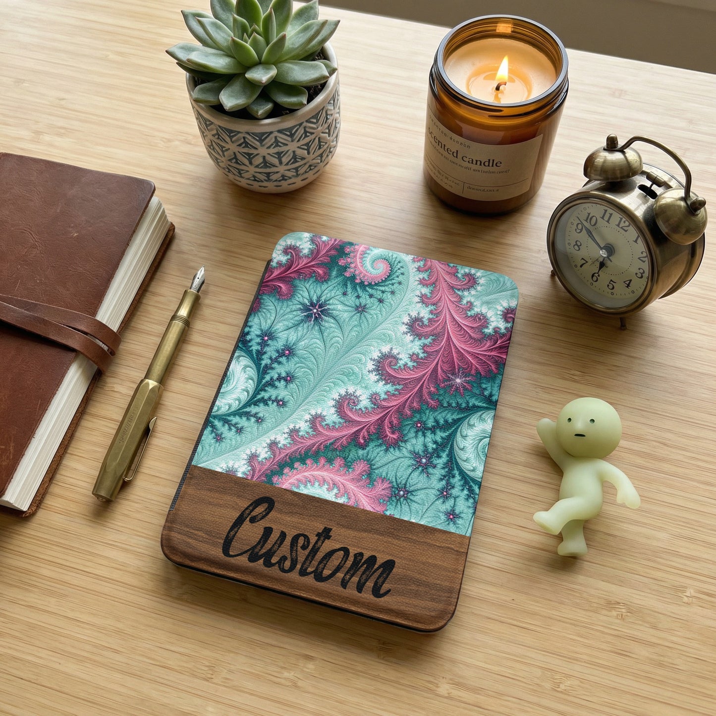 Custom Swirl Design Notebook for Stylish Writing