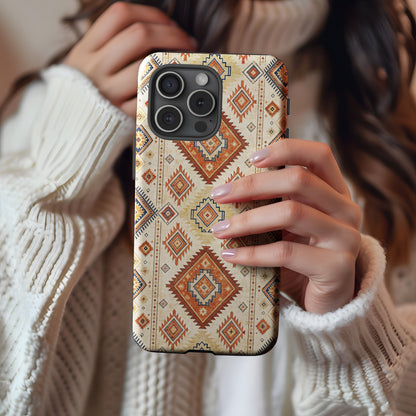 Geometric Pattern Vintage Ethnic Inspired Phone Case