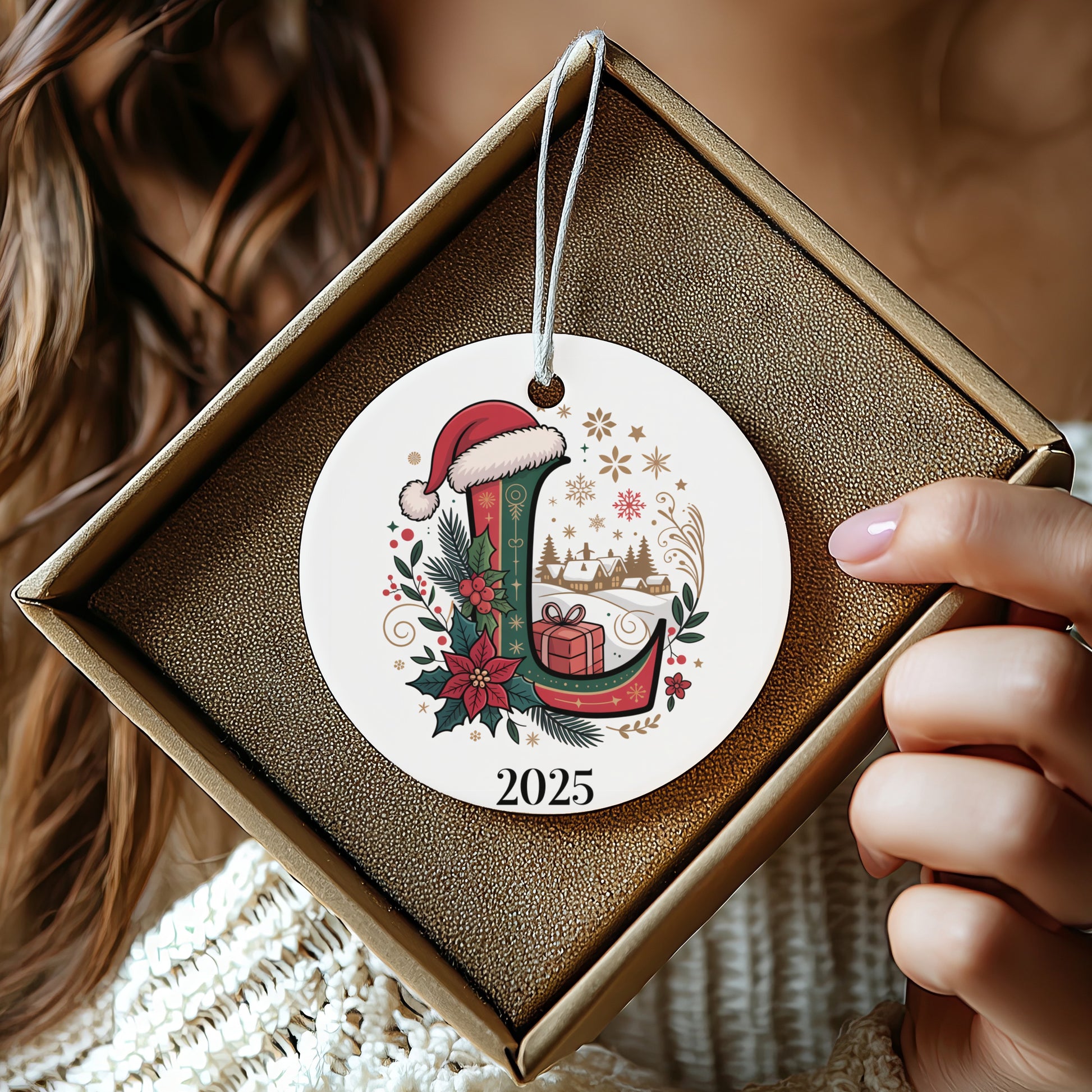 2025 Santa Sleigh Christmas Ornament product