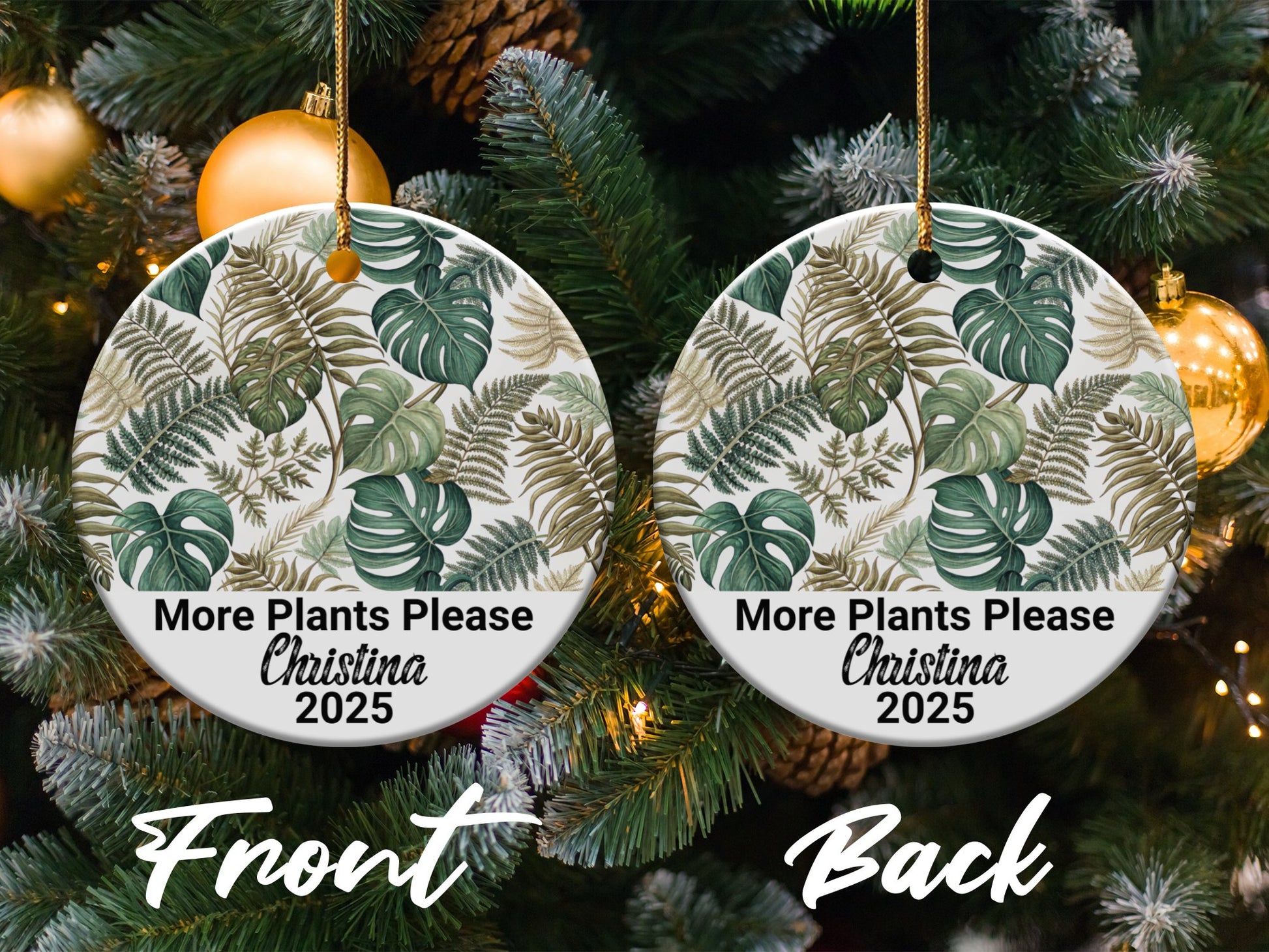 More Plants Please Personalized Christmas Product