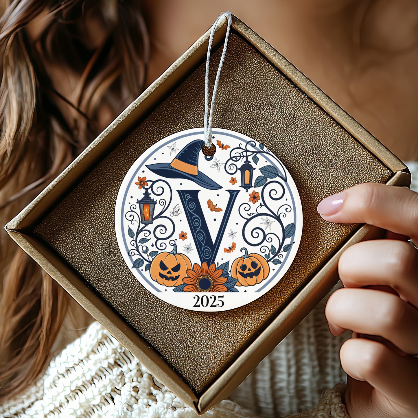 Spooky Halloween Theme 2025 Hanging Ornament product type