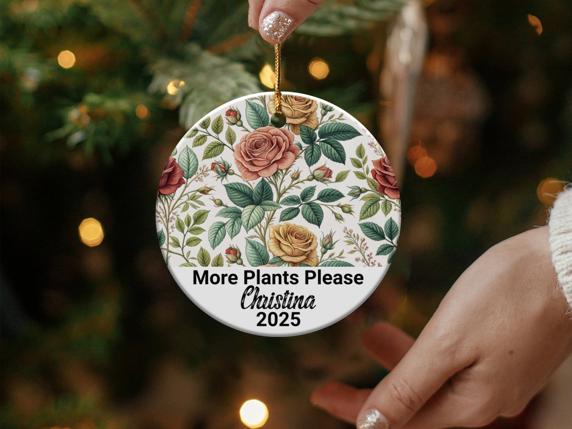 More Plants Please Christina 2025 Ornament product type