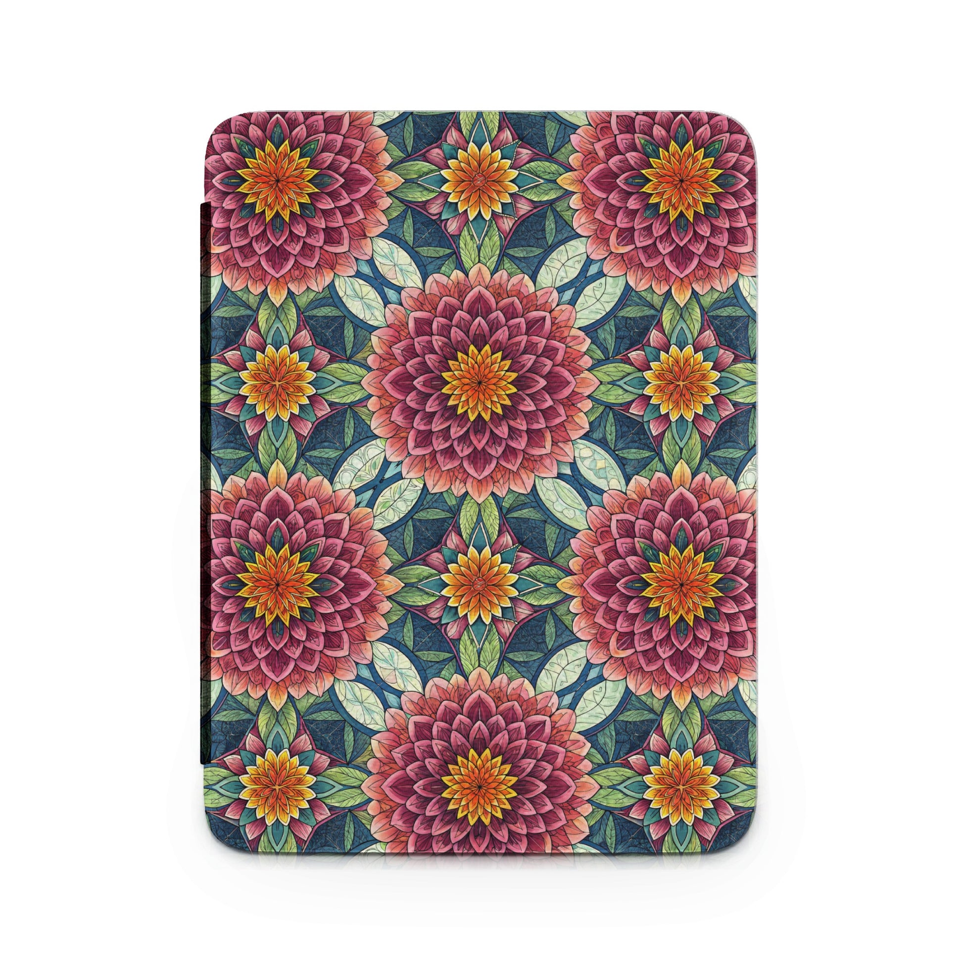 Vibrant Floral Design with Detailed Petals Tablet Sleeve