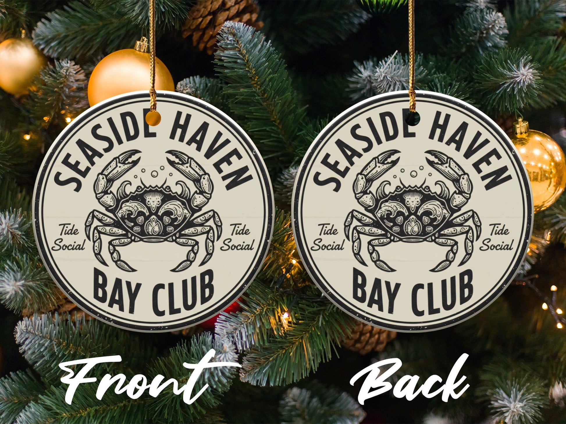 Seaside Haven Bay Club Decorative Hanging Ornament product