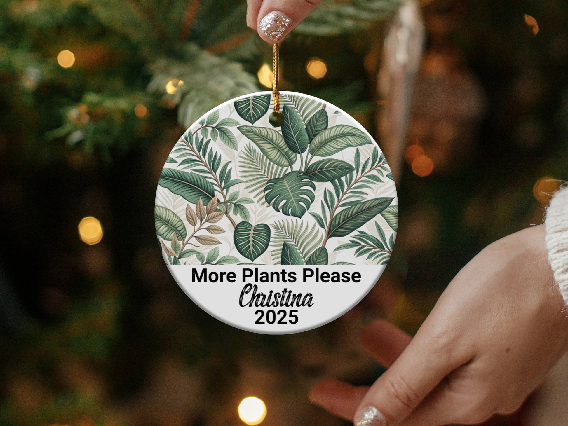 More Plants Please Christina 2025 Ornament product