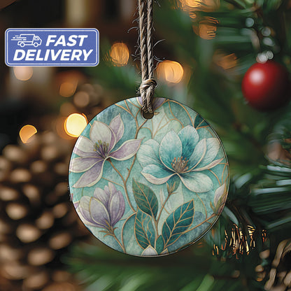 Floral Design Christmas Tree Ornament with Fast Delivery