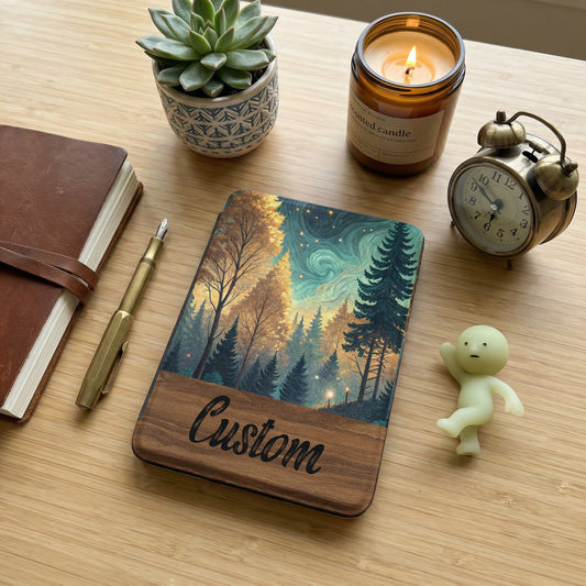 Custom Forest Night Scene Printed Journal
