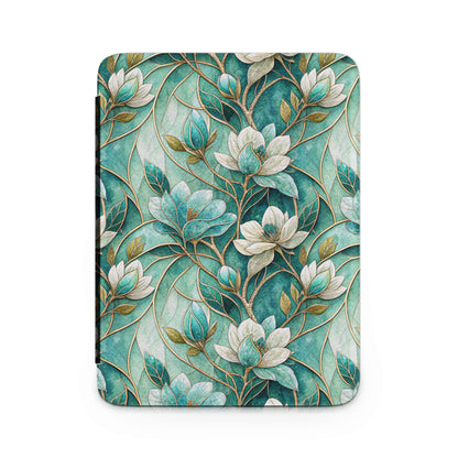 Floral Pattern Green Teal Botanical Design Cover