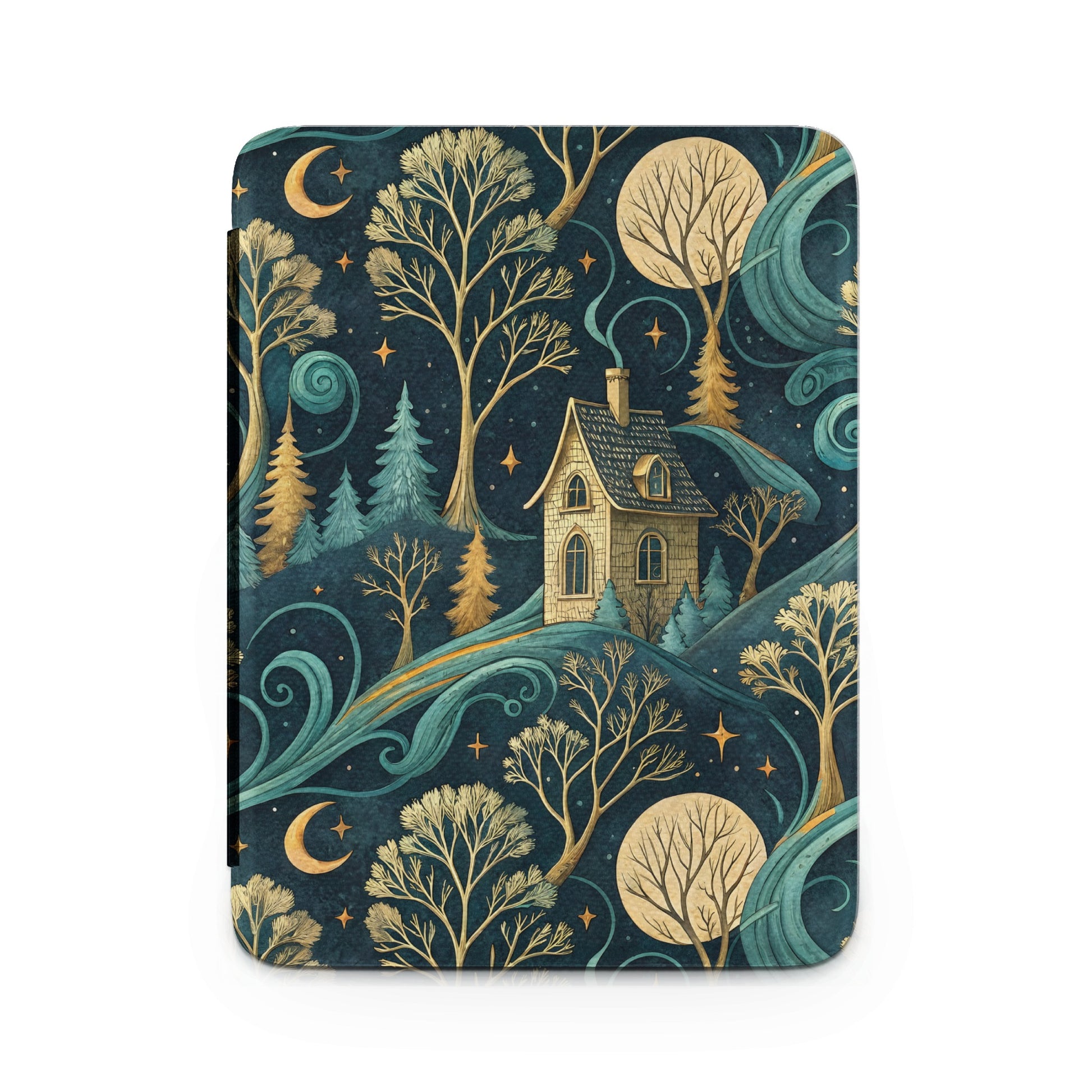 Enchanted Forest House Moonlit Scene Bedding Product