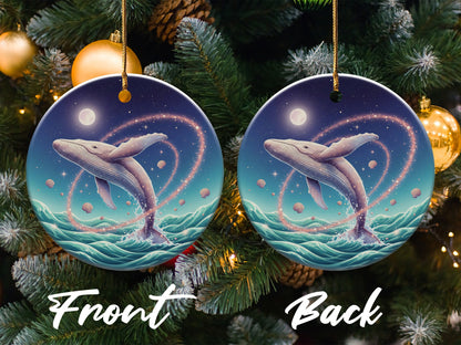 Enchanting Whale Design Ornament for Holiday Decor product