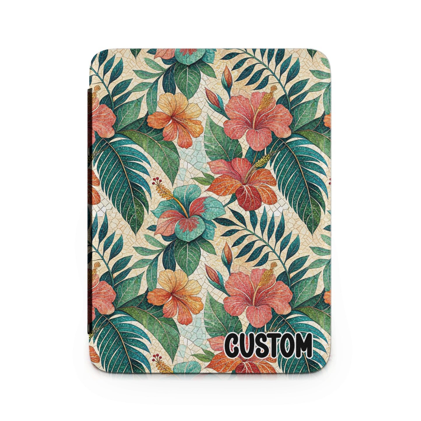 Vibrant Floral Pattern Custom Notebook Cover Design