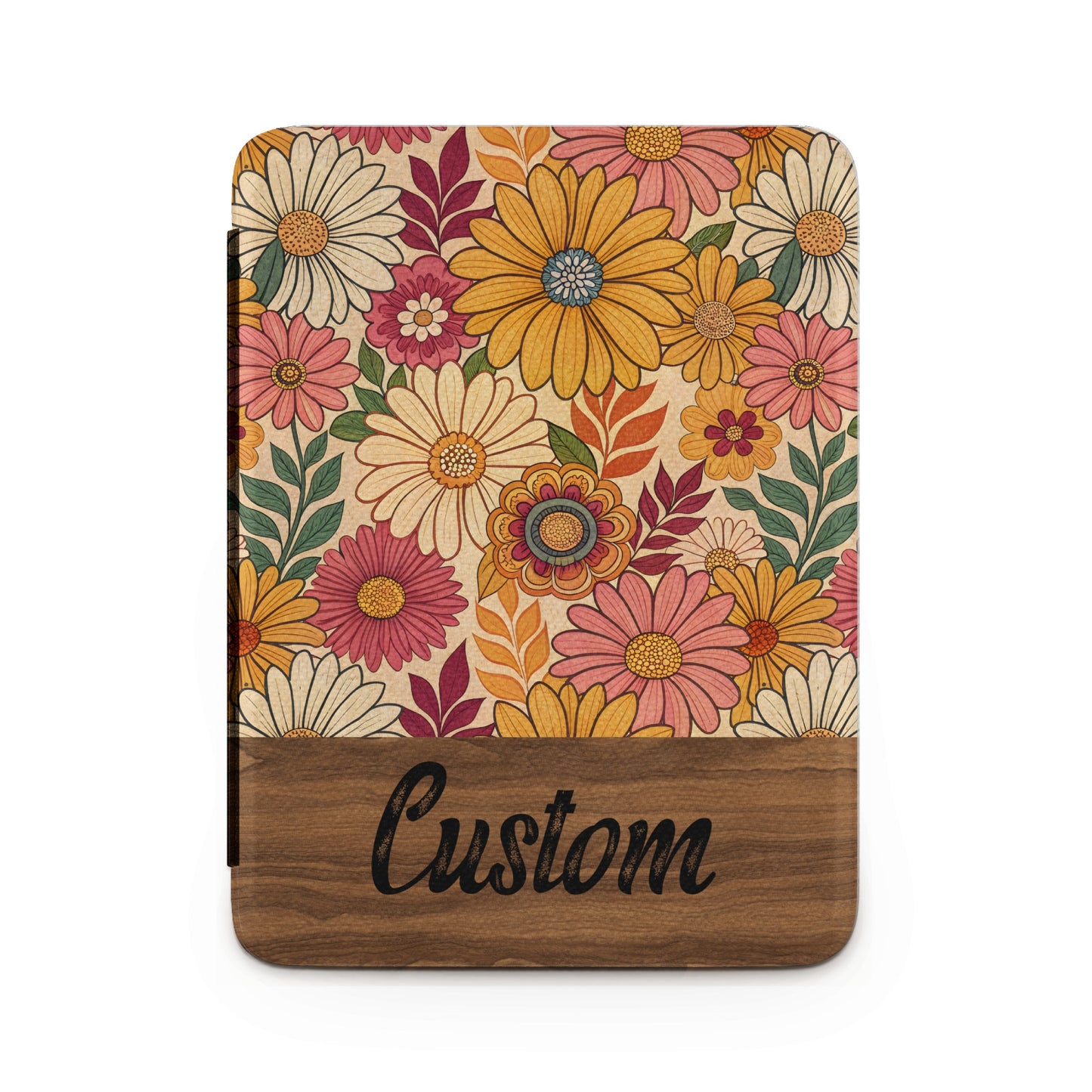 Floral Pattern with Custom Text Design Cutting Board