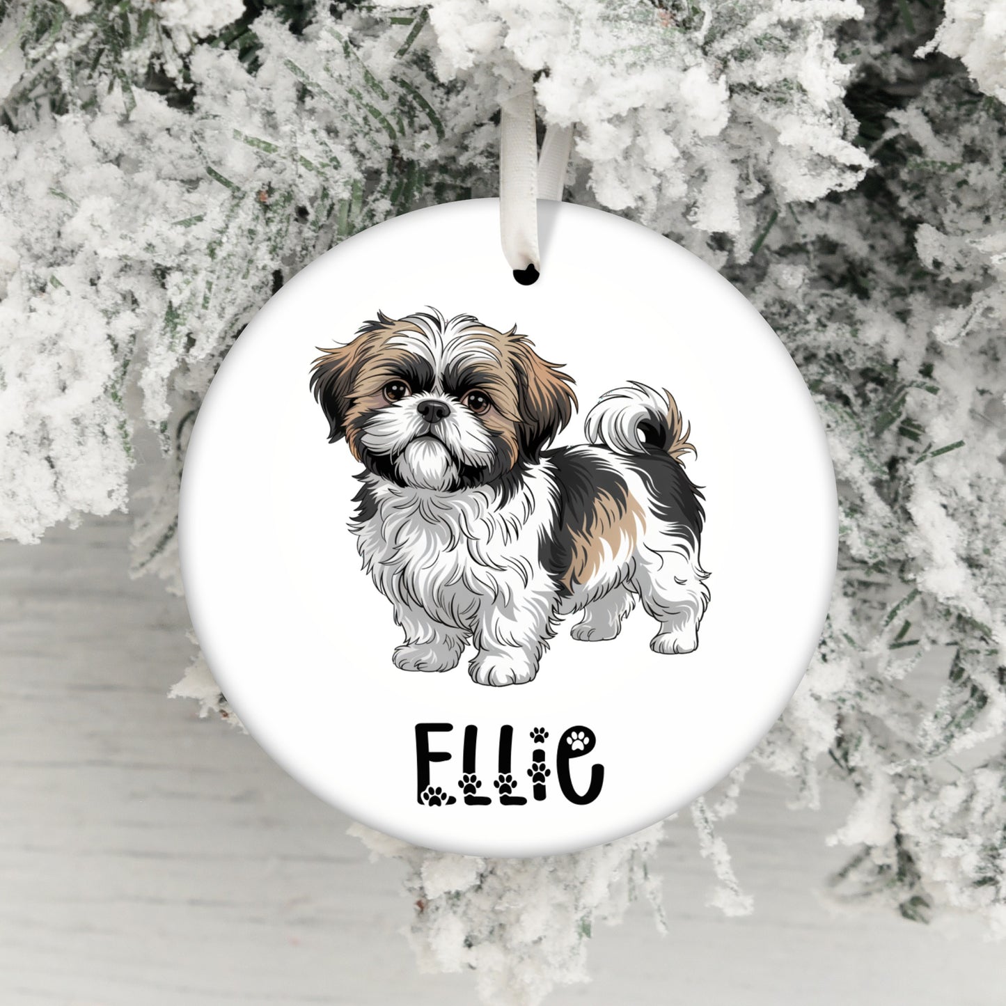 Personalized Dog Ornament with Custom Name product