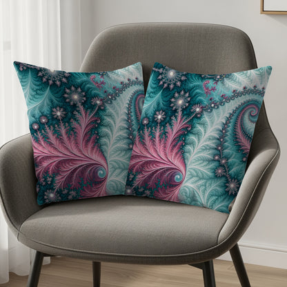 Colorful Abstract Floral Design Decorative Pillow Set