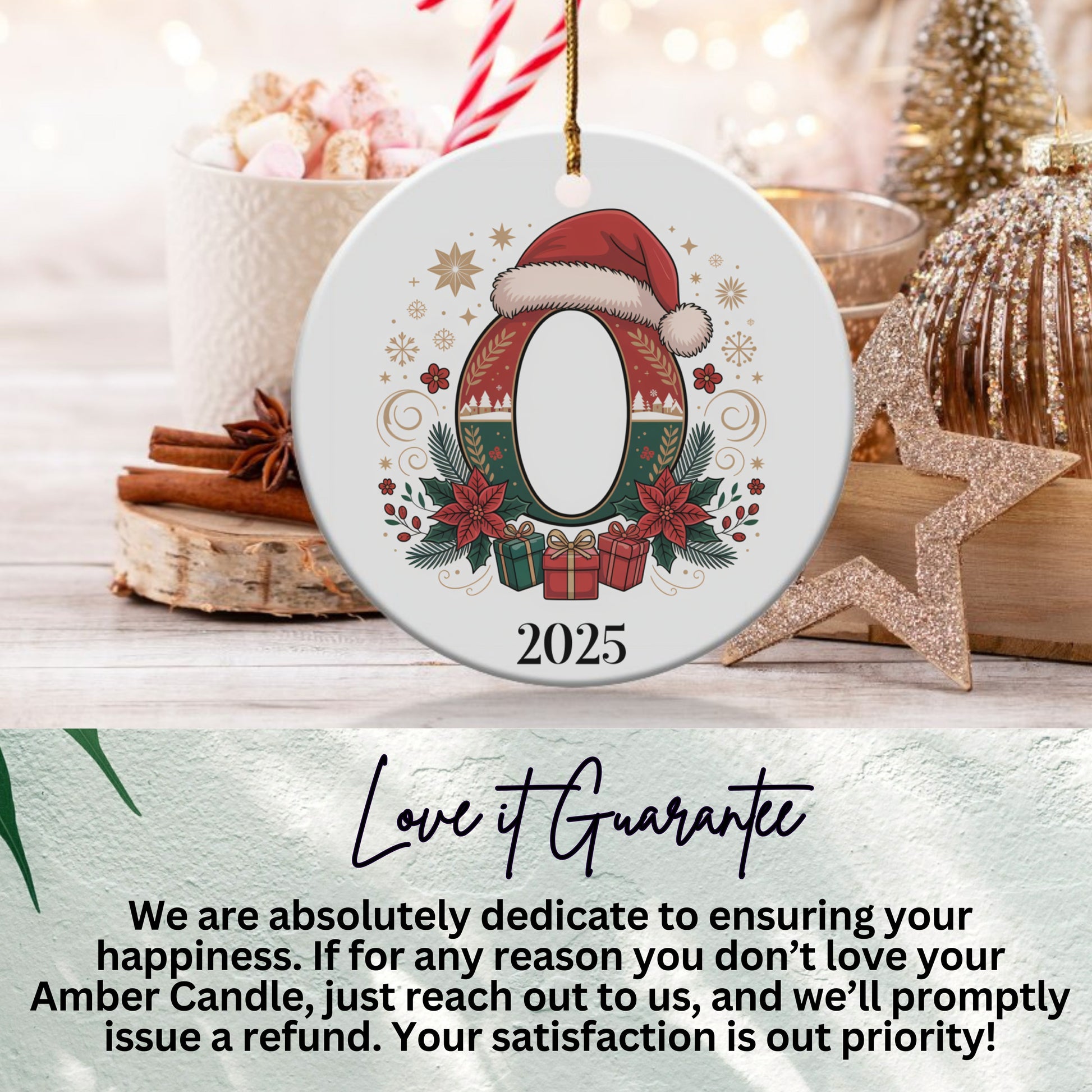 Personalized 2023 Holiday Christmas Tree Ornament product
