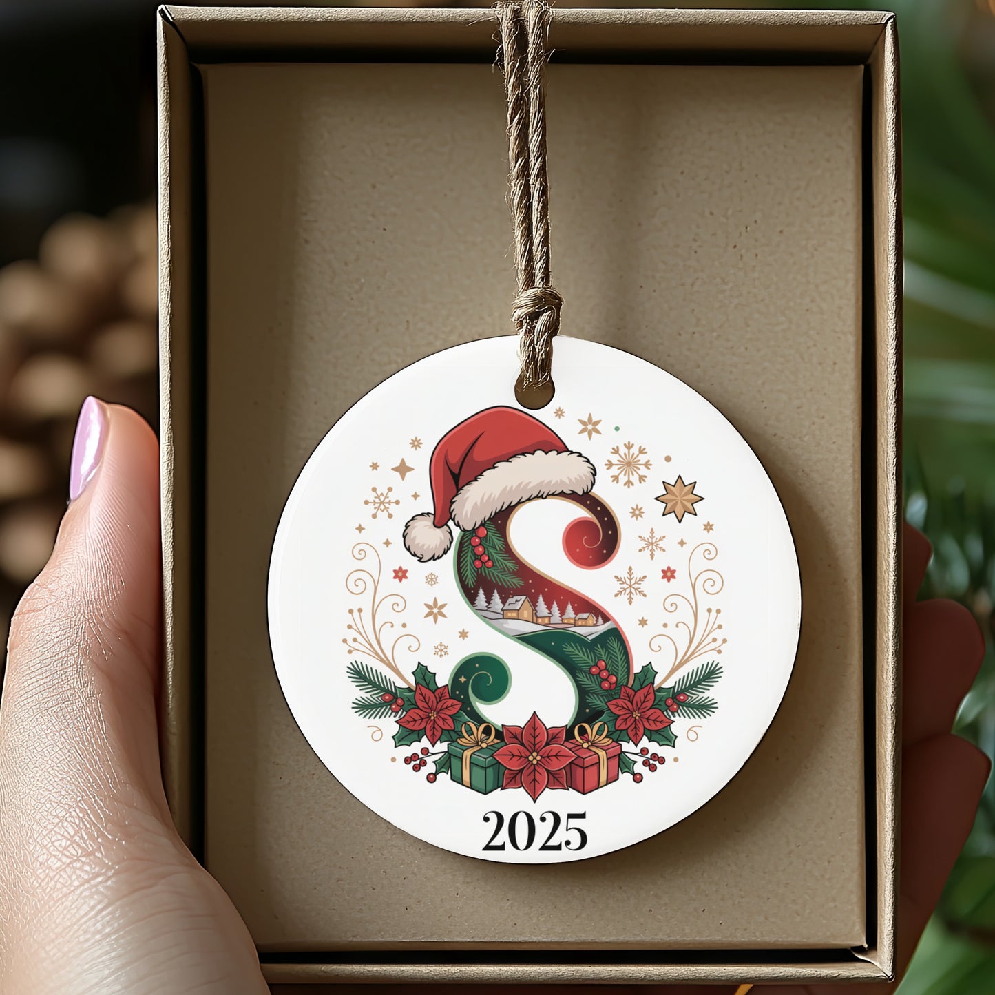 Personalized Christmas 2025 Ornament Holiday Decor product