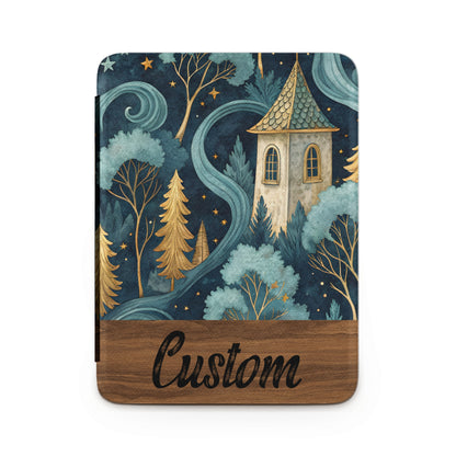 Enchanted Forest Tower Scene Customizable Notebook Cover