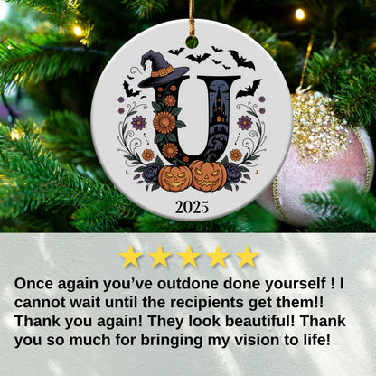 Personalized Halloween Ornament 2025 Hanging product