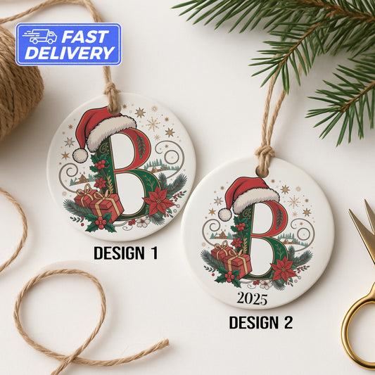 Personalized Christmas Monogrammed Ornament product