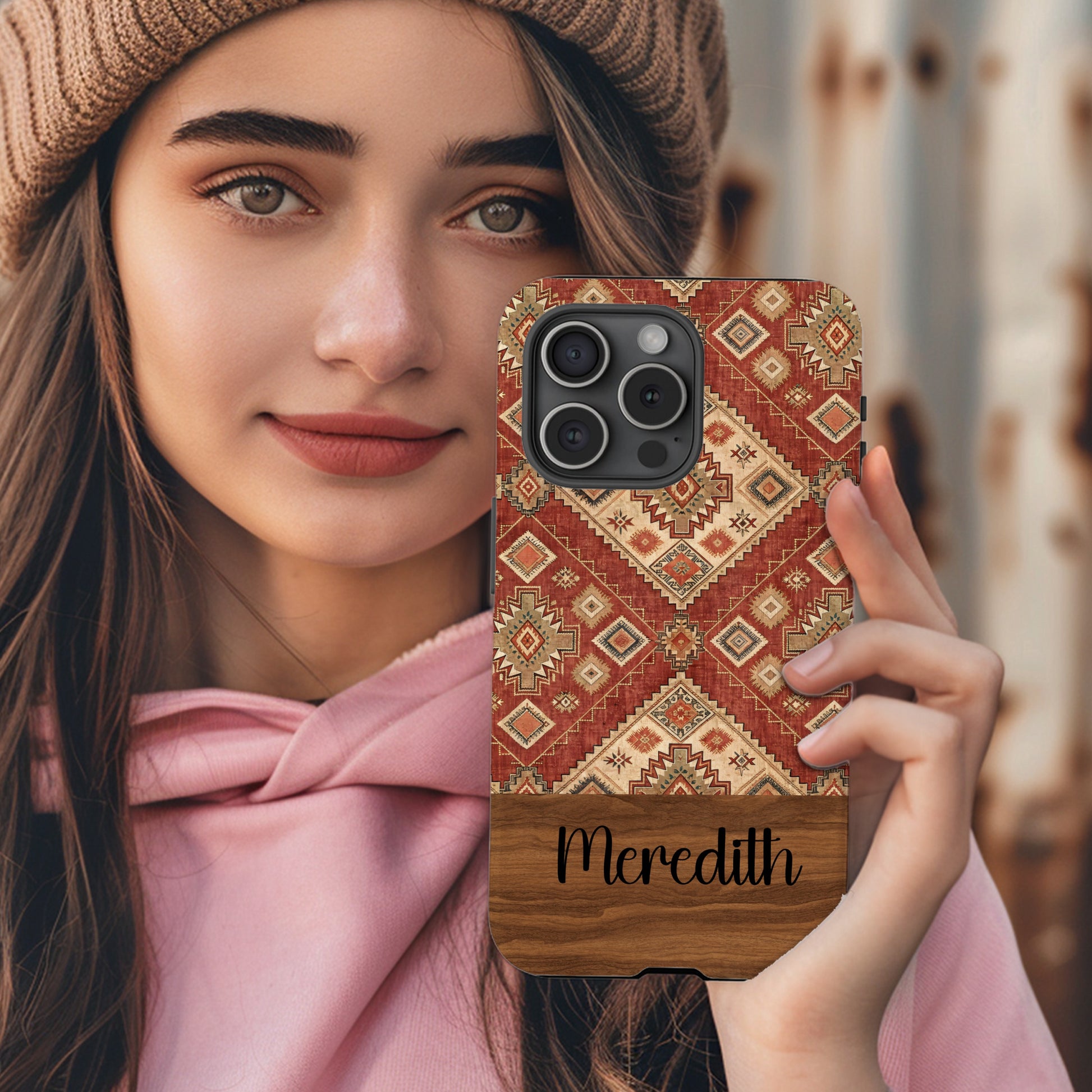 Personalized Custom Name Tribal Design Phone Case