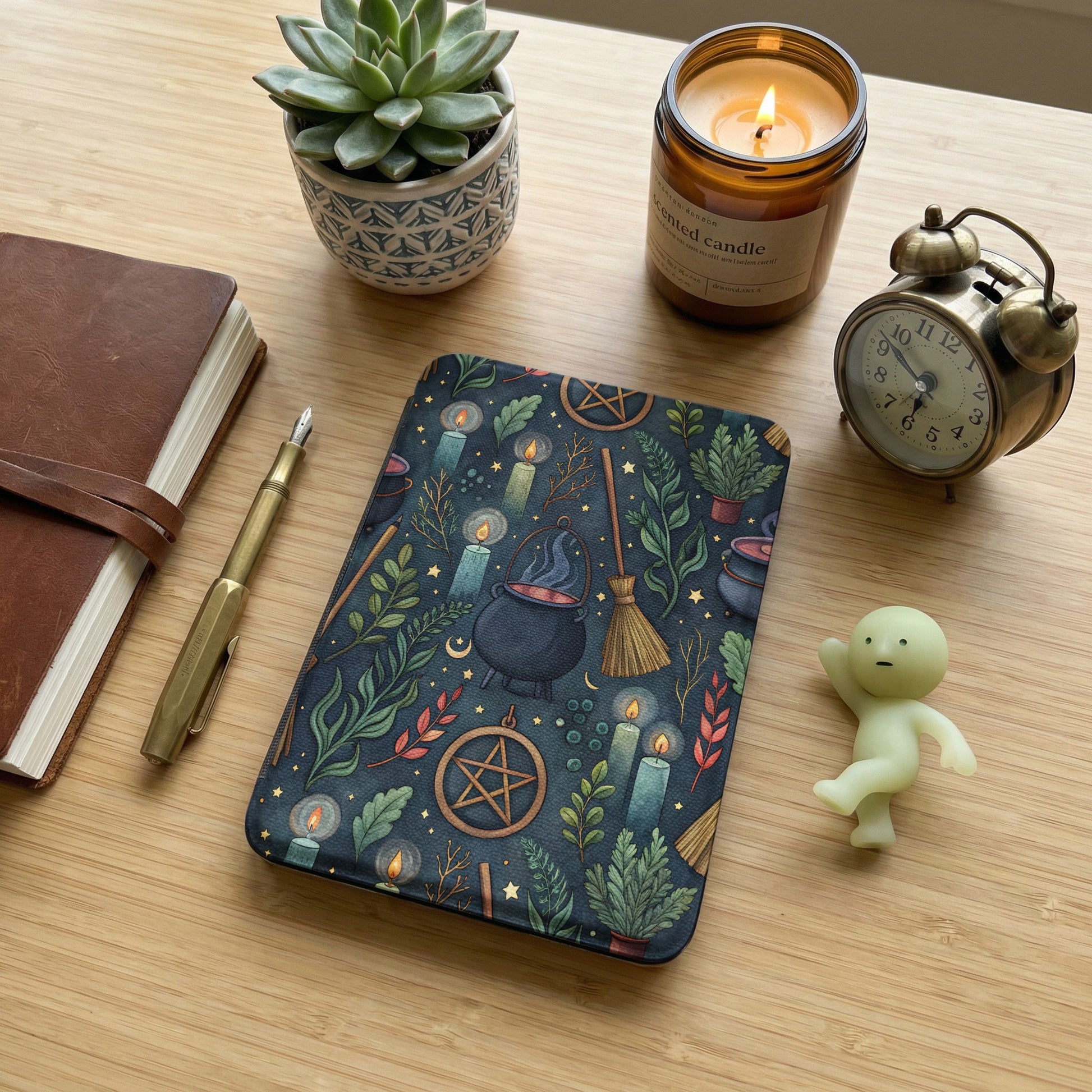 Vibrant Magical Witchcraft Themed Notebook