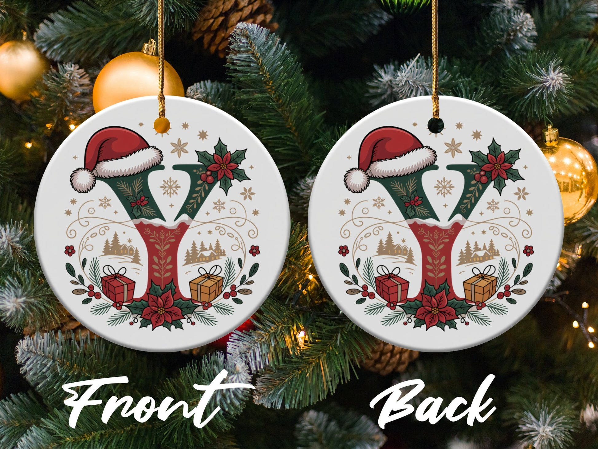 Festive Christmas Holiday Tree Ornament Holiday Product