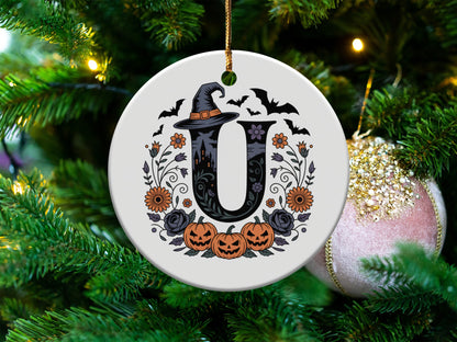Halloween Themed Initial U Ornament product