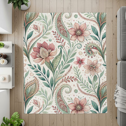 Elegant Blooms Watercolor Floral Design Pattern Style - Walk Greener