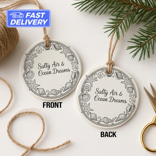 Salty Air Ocean Dreams Ornament Coastal Decor product type
