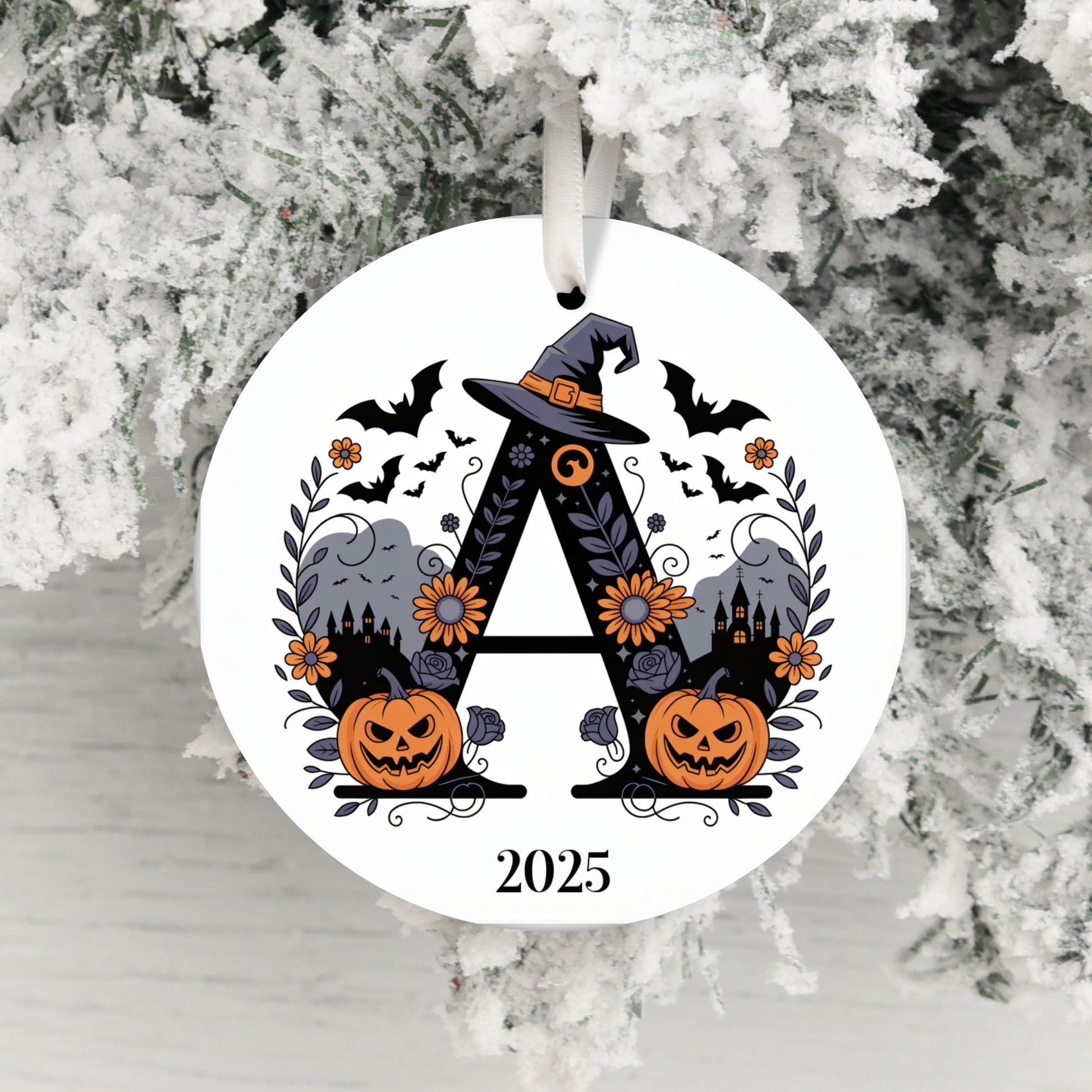 Personalized Halloween Themed Ornament 2025 product