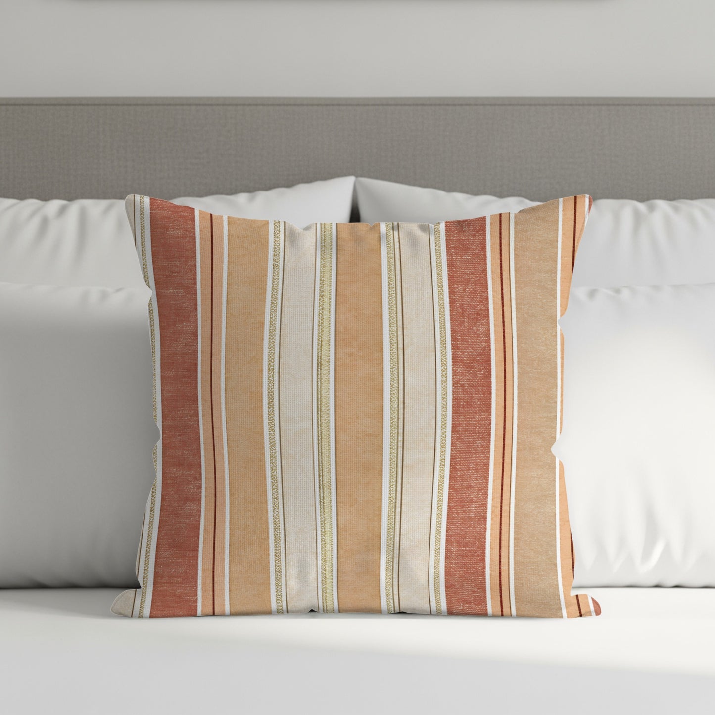 Chic Stripes Vertical Pattern Design Colorful Throw Pillows - Walk Greener