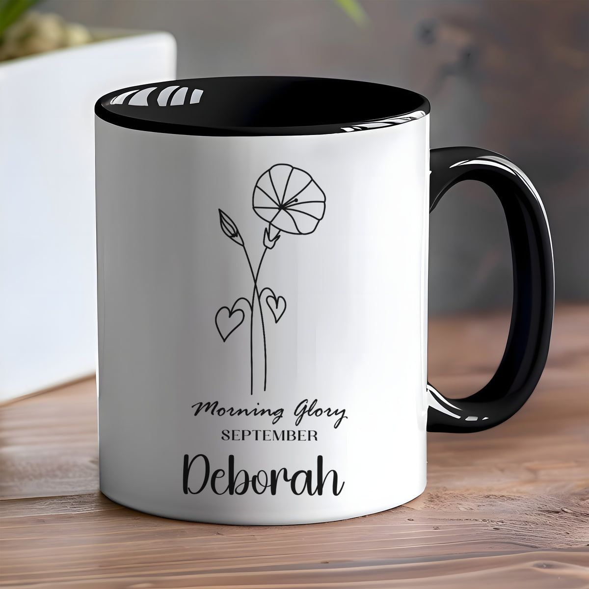 Morning Glory September Deborah Personalized Mug