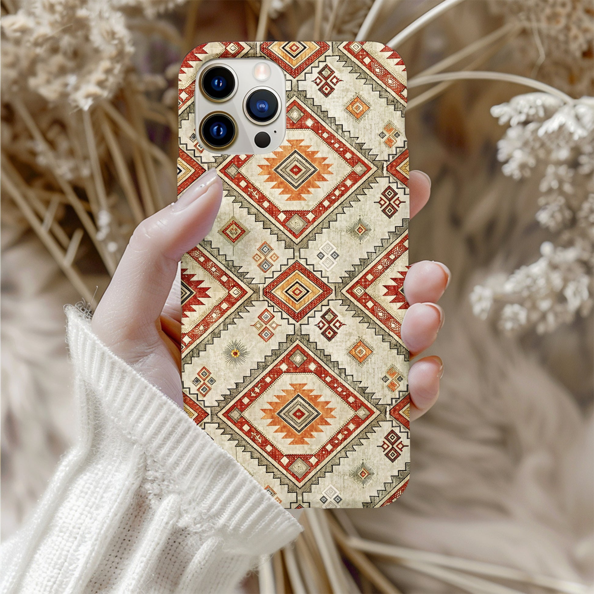 Bohemian Geometric Pattern Smartphone Case Cover
