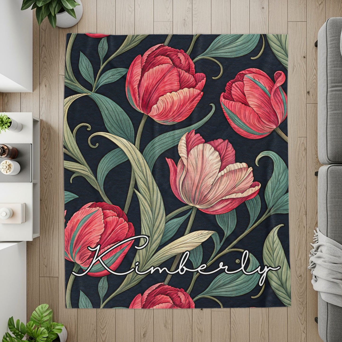 Personalized Floral Kimberly Design Home Decor Item