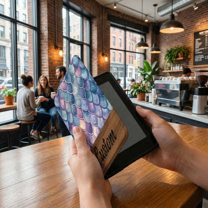 Custom Mermaid Scale Pattern Tablet Case Sleeve