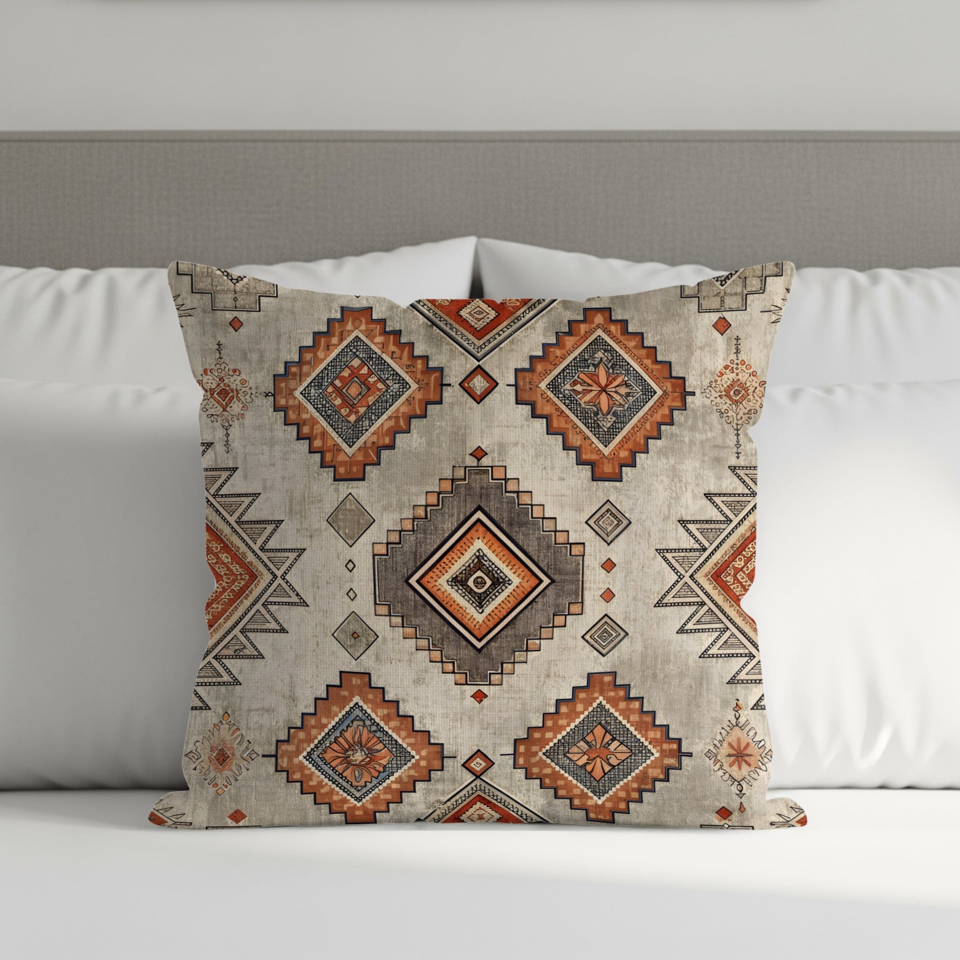 Geometric Pattern Throw Pillow for Home Decor