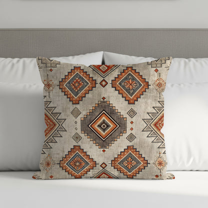 Geometric Pattern Throw Pillow for Home Decor