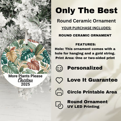 Only The Best Round Ceramic Ornament product